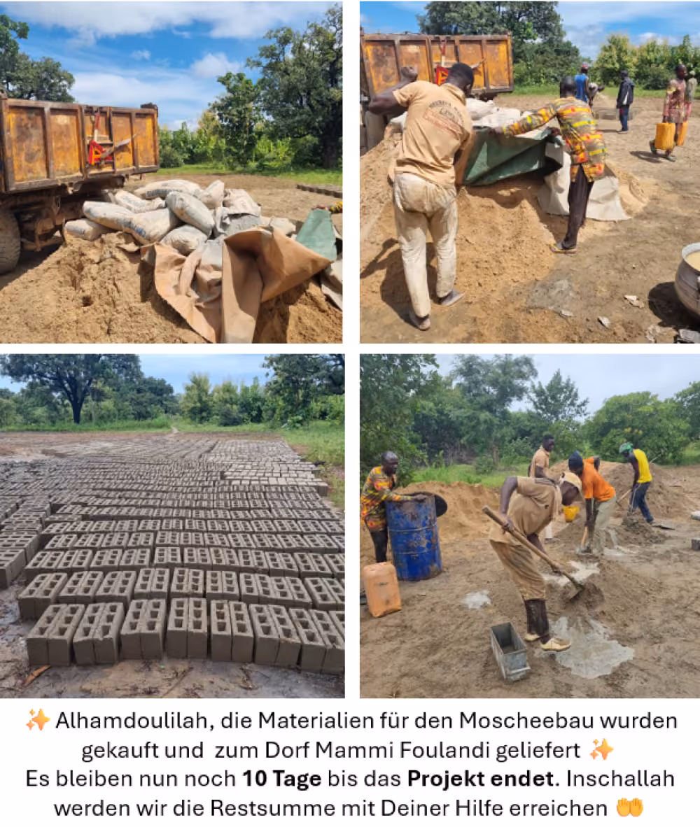 Der Moscheebau hat begonnen