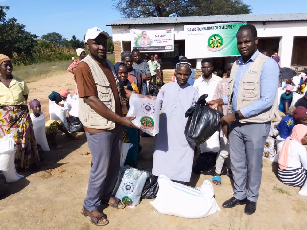 Spendenaktion an 100 Familien in Mangochi