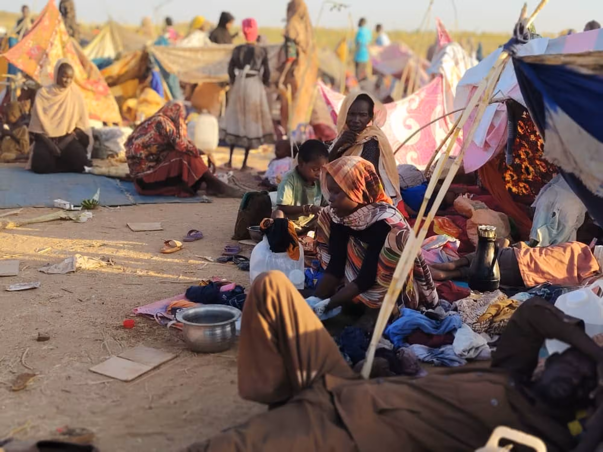 Essensverteilung für den Sudan- Projekt 2
