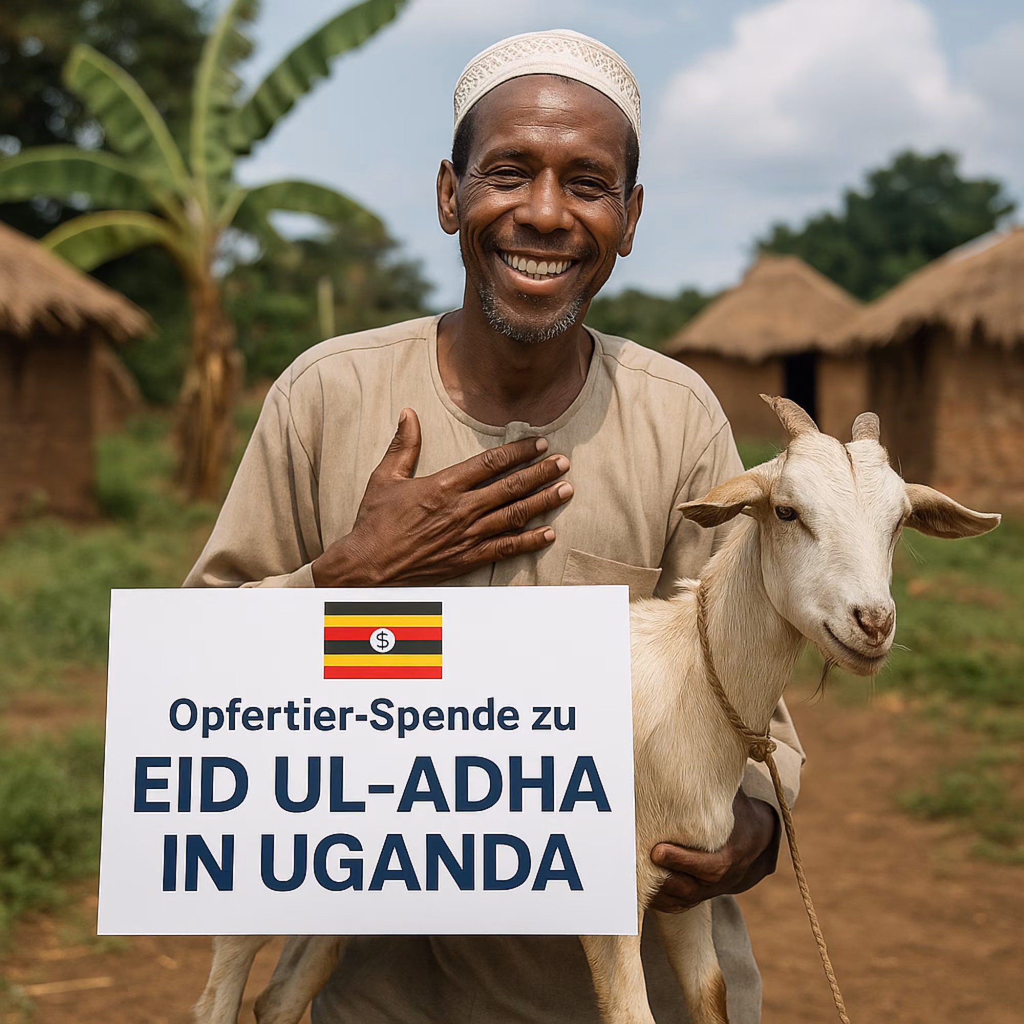 Opfertier-Spende zu Eid ul-Adha in Uganda mit Dr Ali Özdil