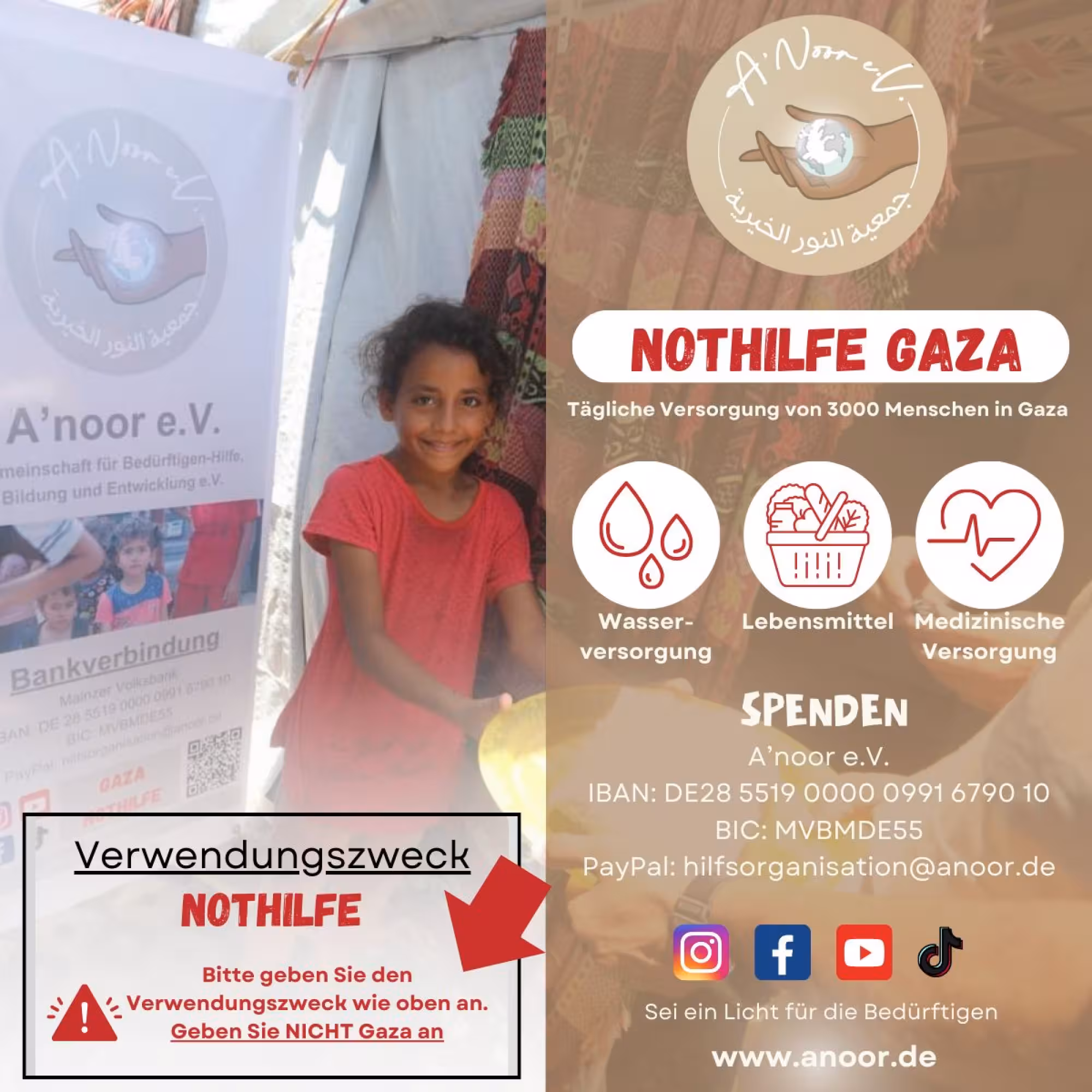 Nothilfe Gaza