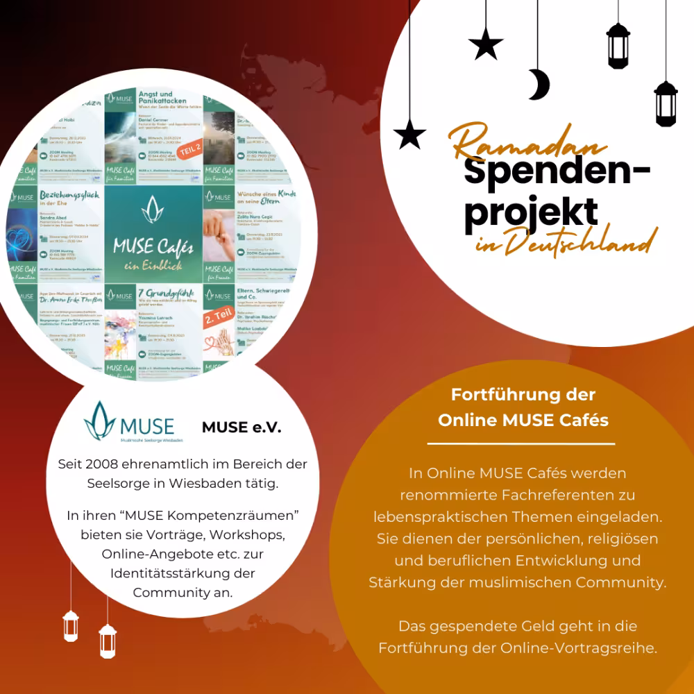 Ramadan-Spendenprojekt für 3 ehrenamtliche Initiativen in 🇩🇪