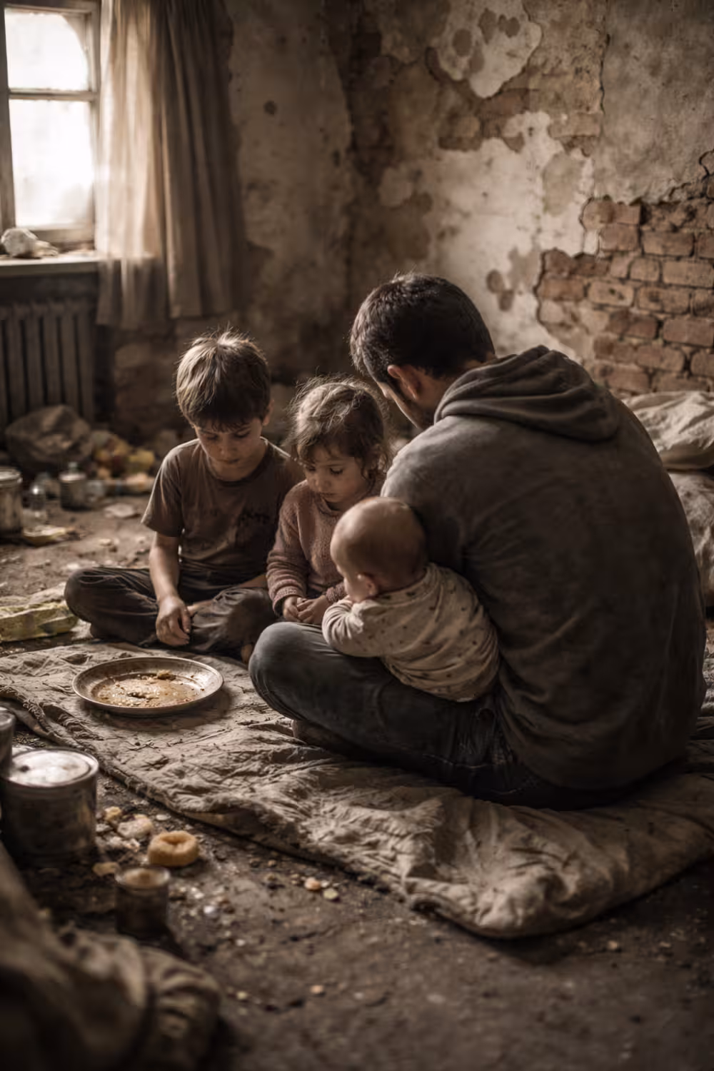 Bruder mit 3 Kindern in Not!!!!