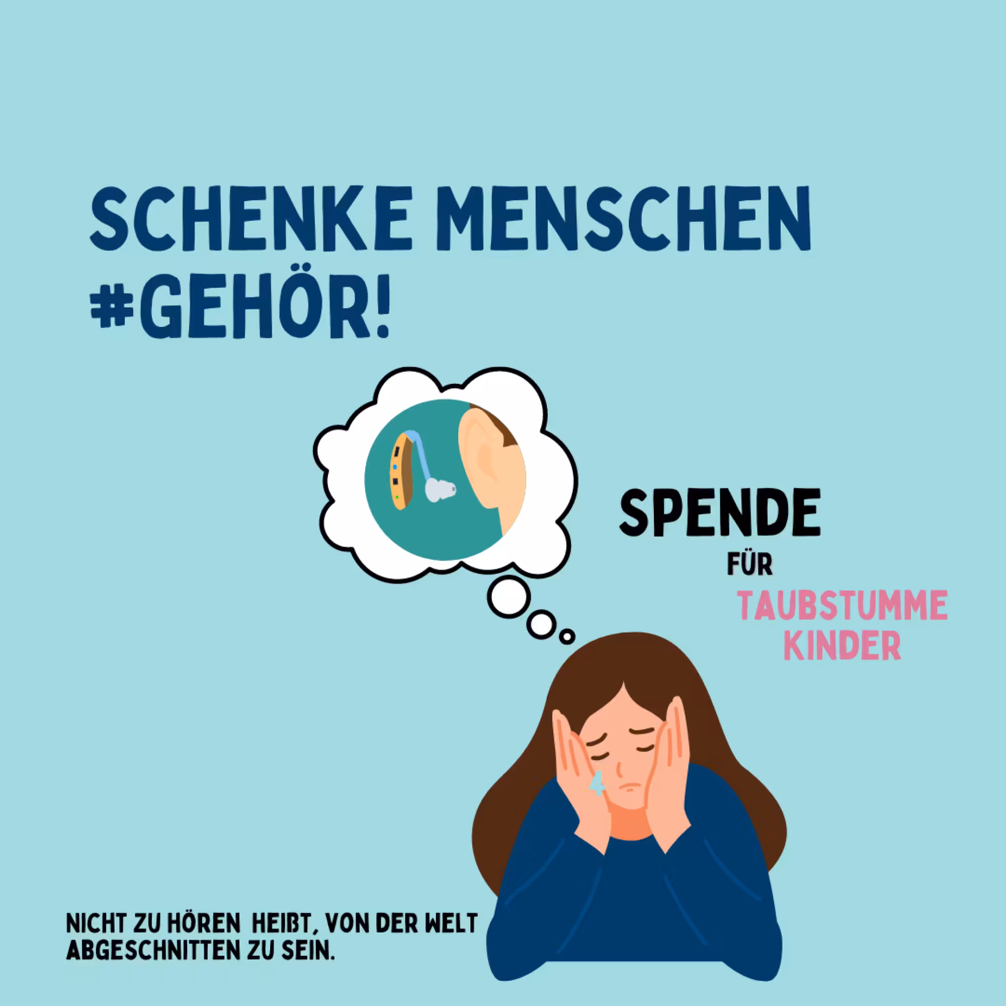 Schenke Menschen #Gehör!