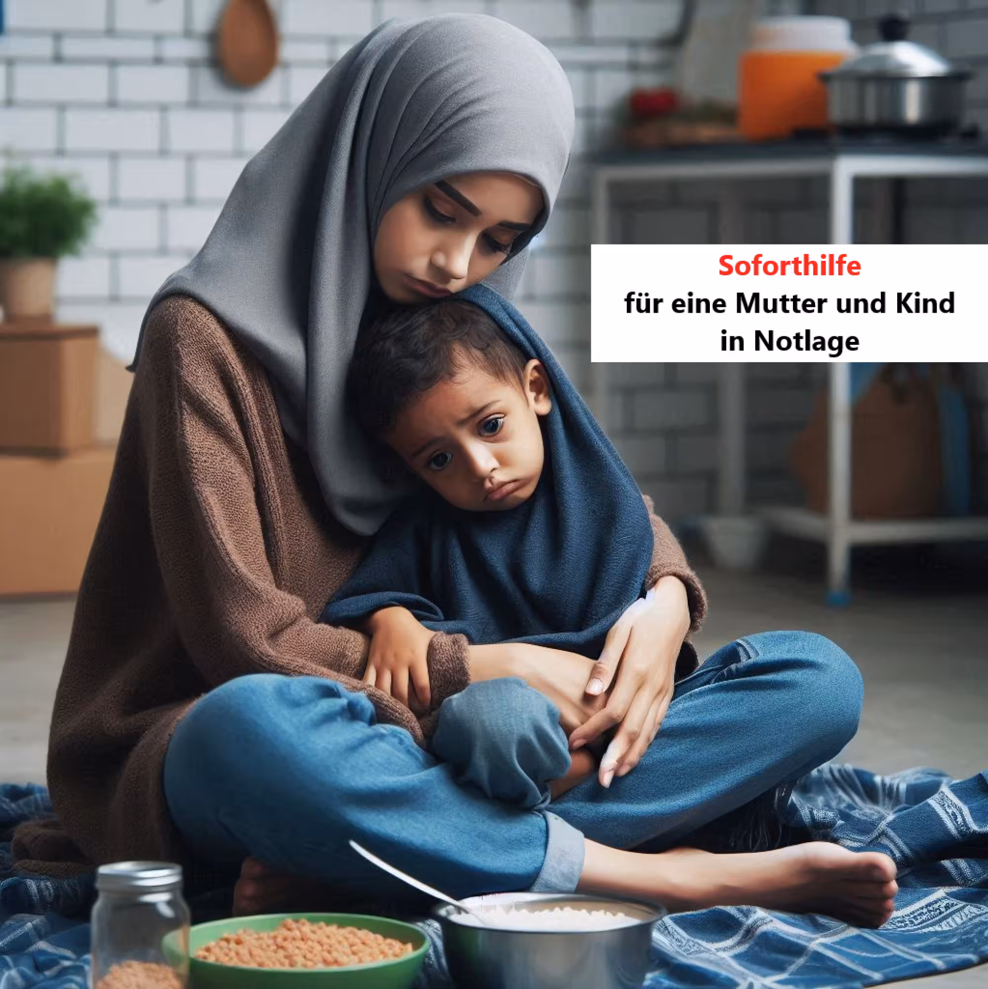  Soforthilfe für eine Mutter und Kind in Not