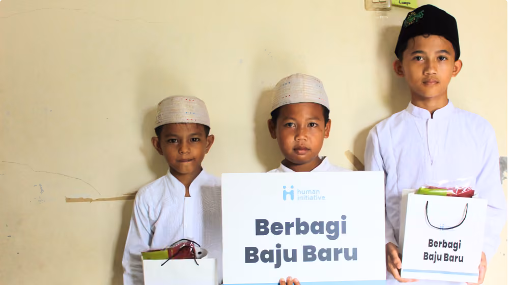 Eid Geschenk für Waisenkinder in Indonesien 