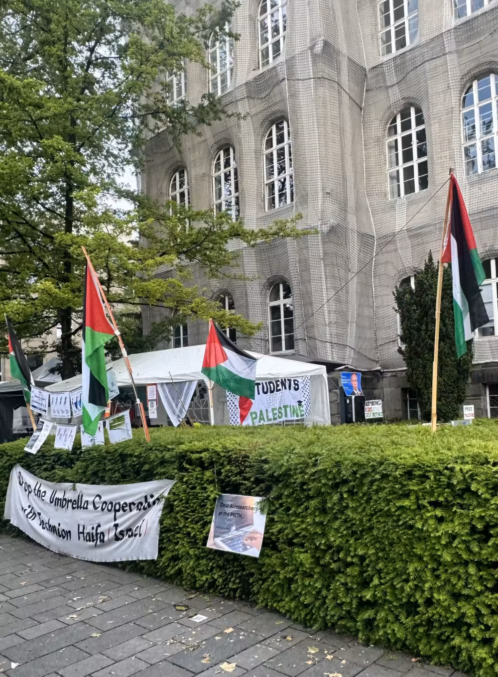 Gemeinsam für Gerechtigkeit: Unterstützung für das Palästina-Camp an der RWTH