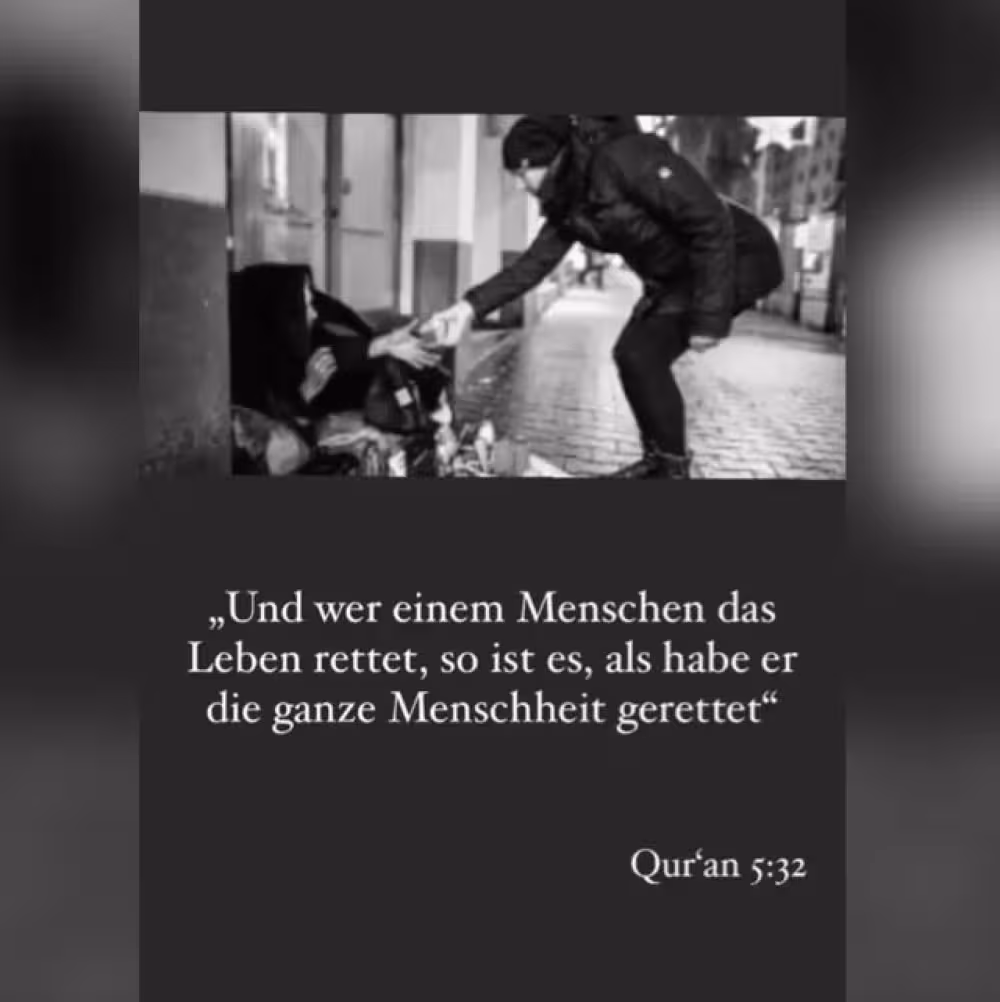 Ein Bruder aus Frankfurt ist vor kurzem OBDACHLOS geworden