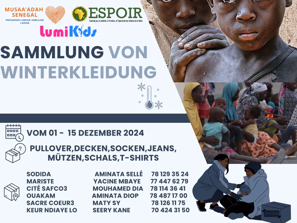 Wärme und Hoffnung für Senegal