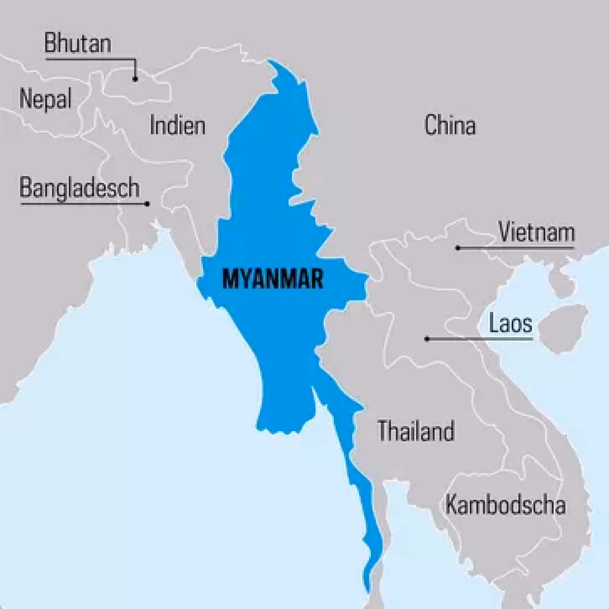 Für unsere Menschen in Myanmar