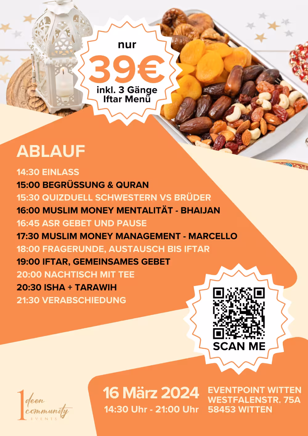 Muslim Money Mentalität Event - Samstag den 16.3.2024 in Witten