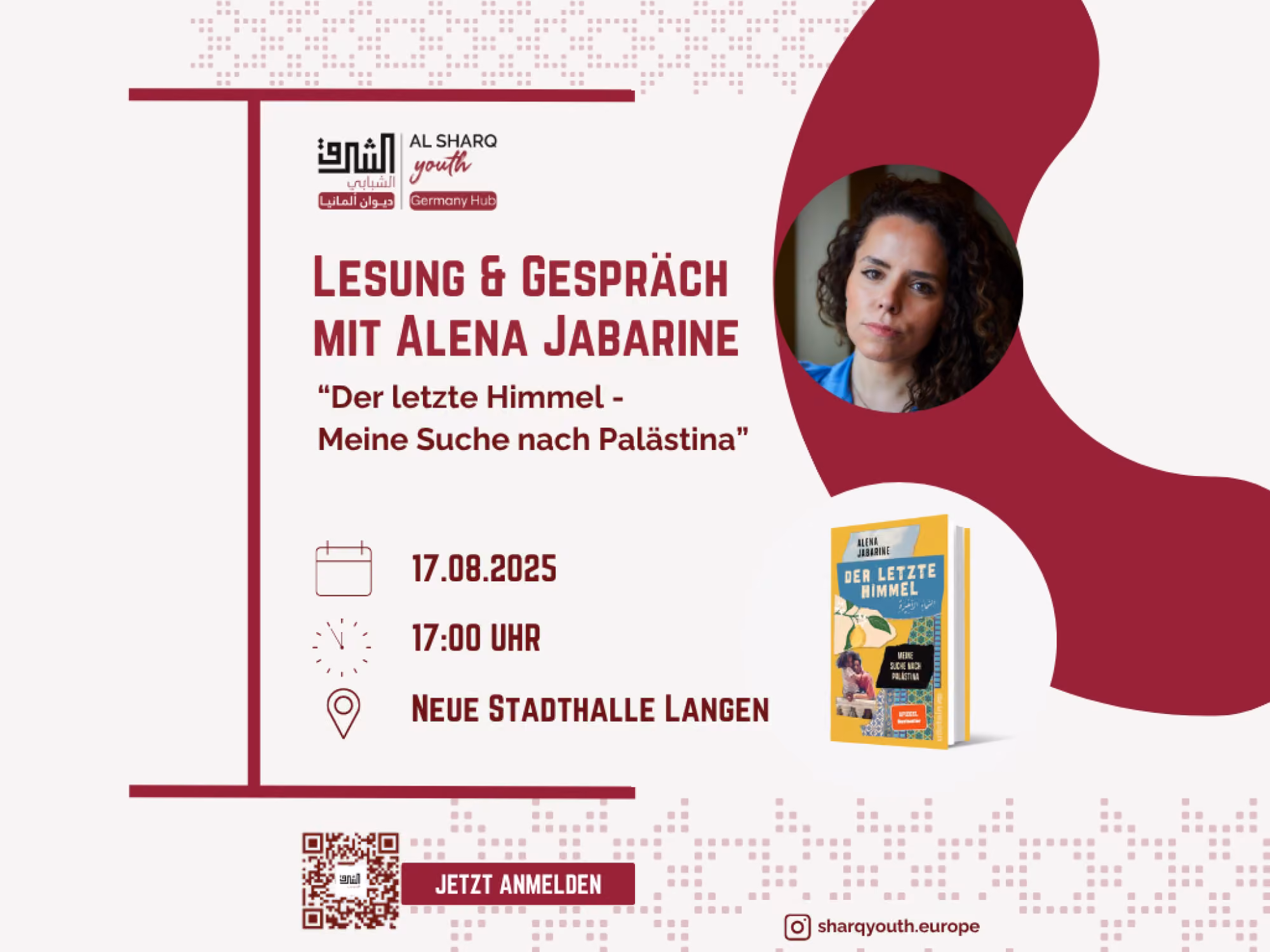 Ticket: Lesung mit Alena Jabarine