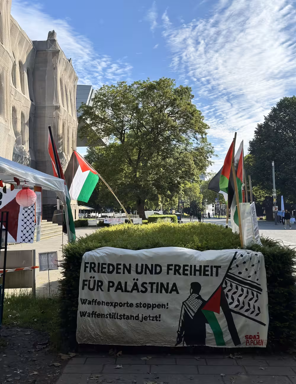Gemeinsam für Gerechtigkeit: Unterstützung für das Palästina-Camp an der RWTH