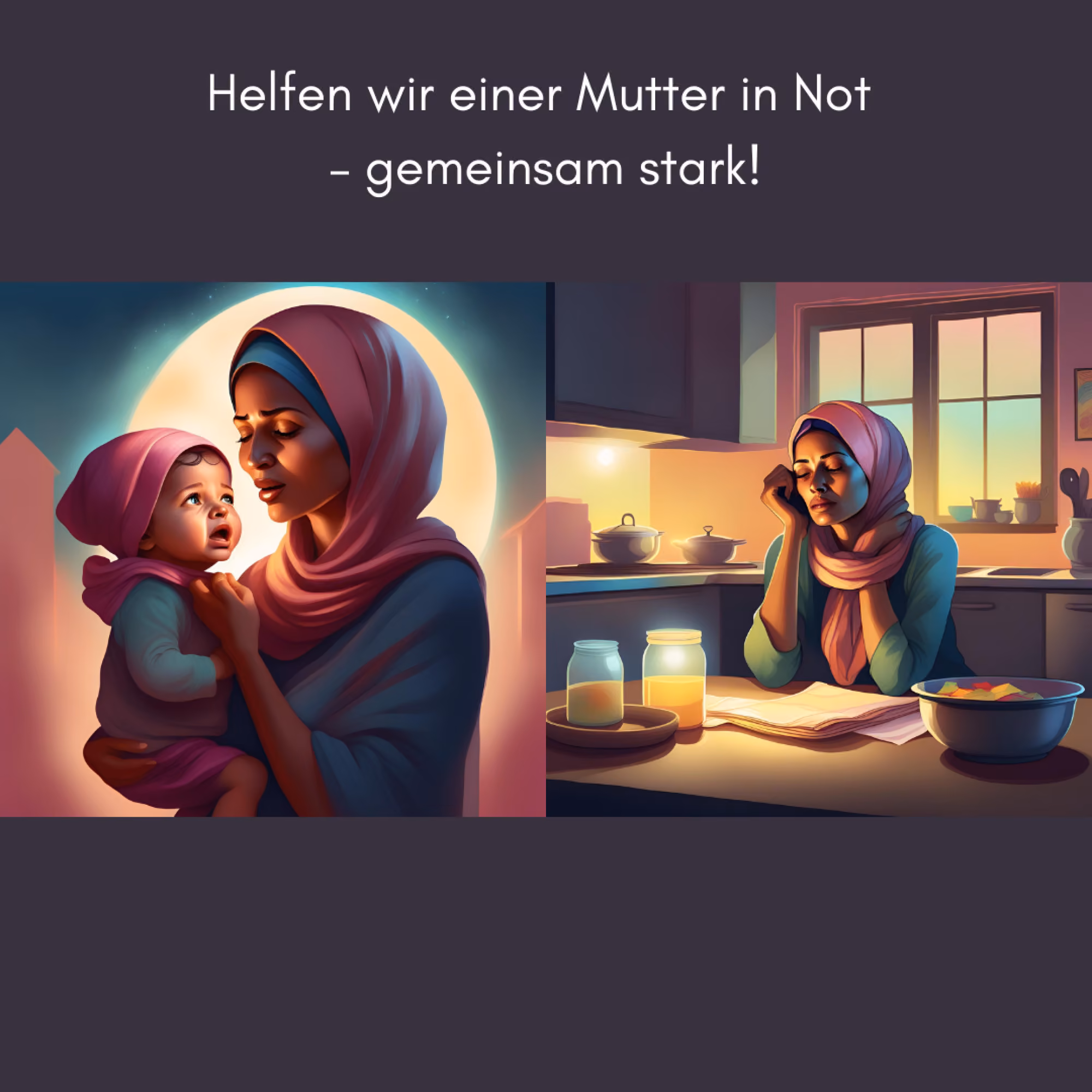 Helfen wir einer Mutter in Not – gemeinsam stark!