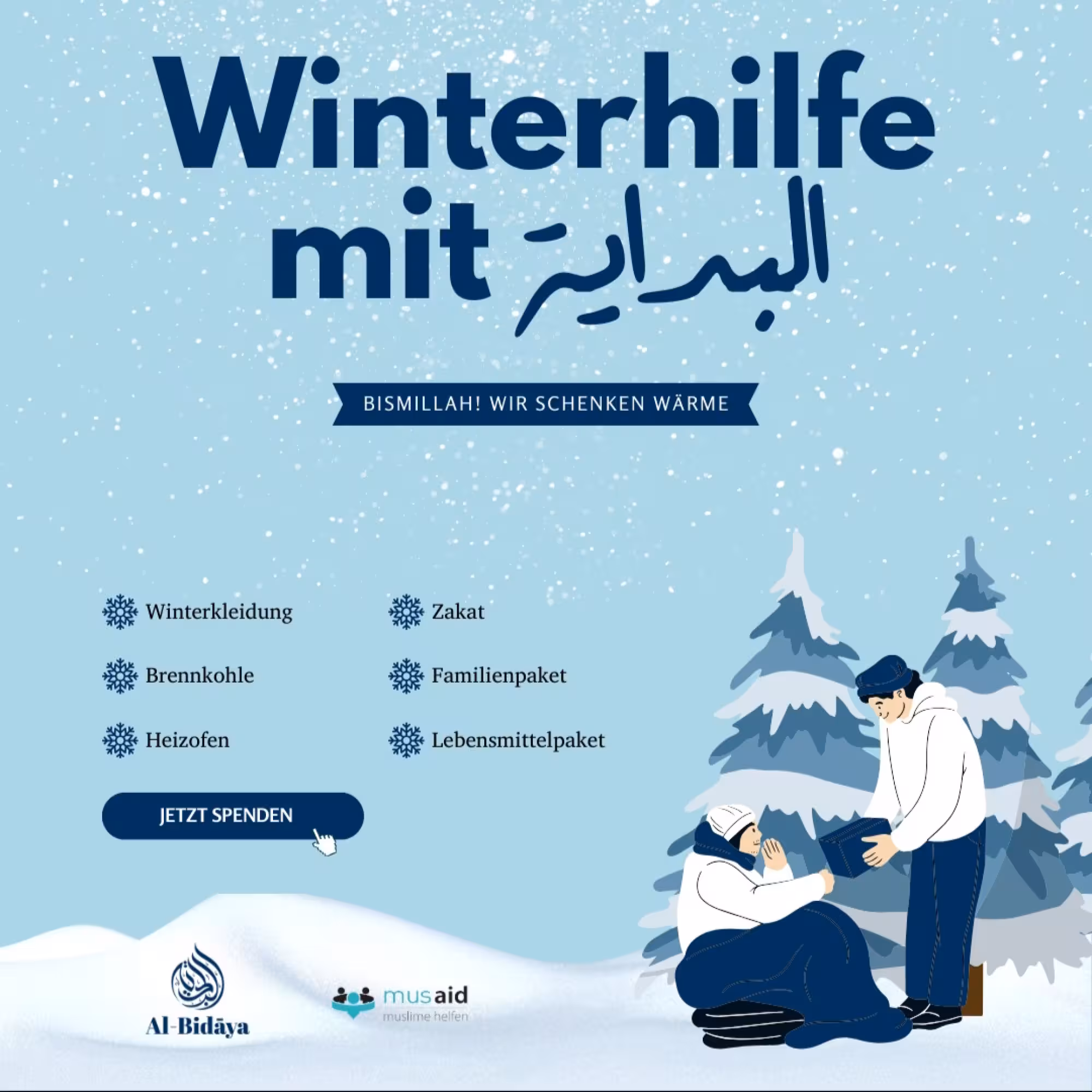 Winterhilfe mit Bidaya
