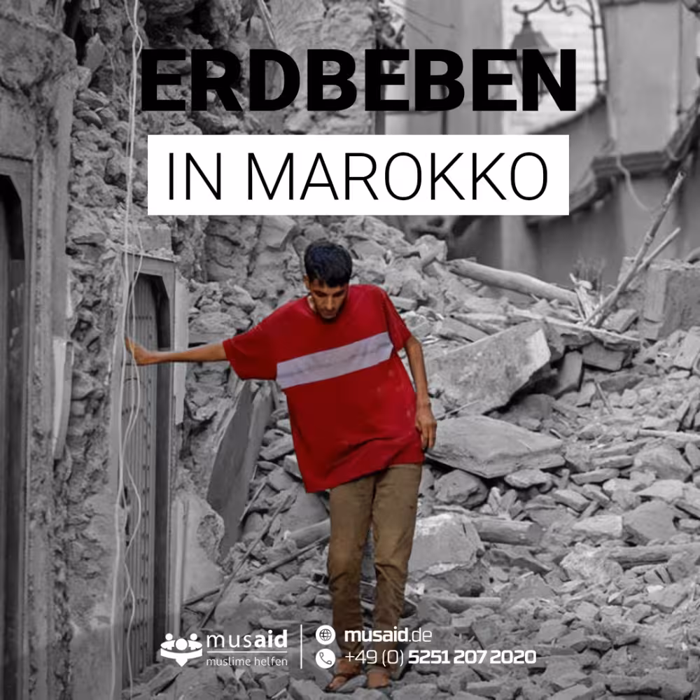 Erdbeben in Marokko - Hilfe bei Musaid