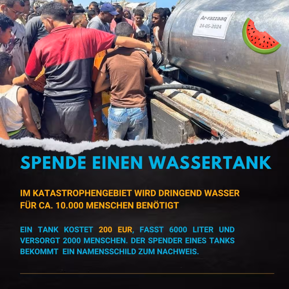 Wassertanks