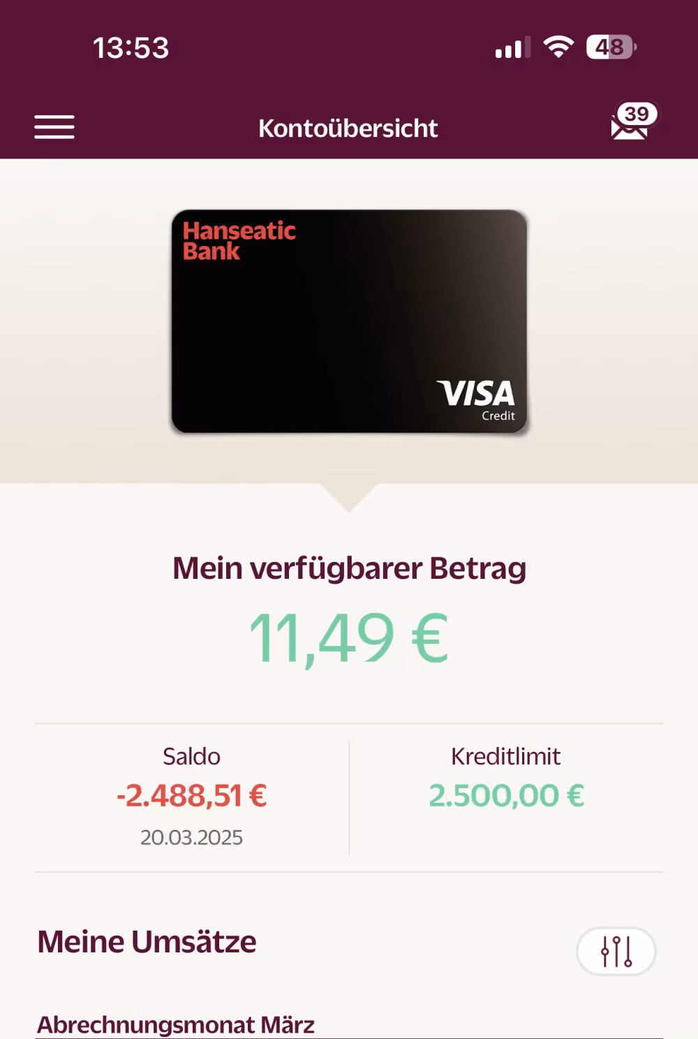 Unterstützung für einen Bruder in finanzieller Not