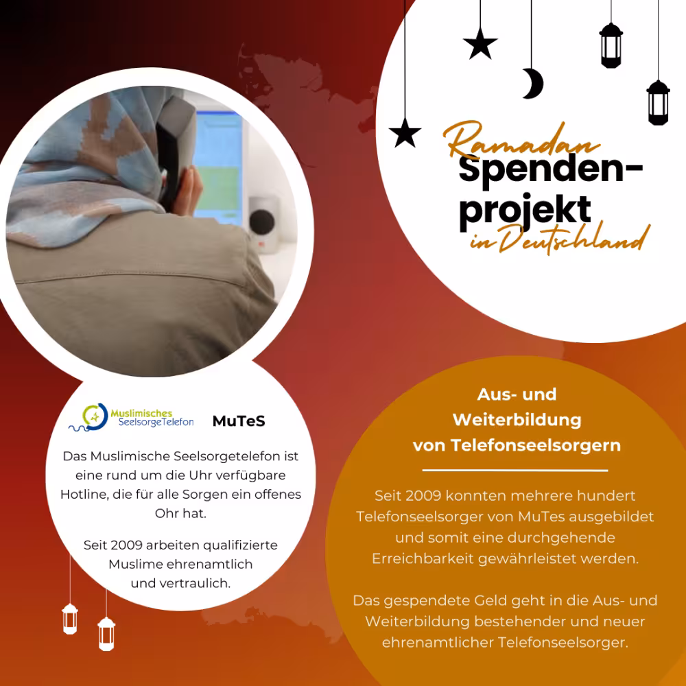 Ramadan-Spendenprojekt für 3 ehrenamtliche Initiativen in 🇩🇪