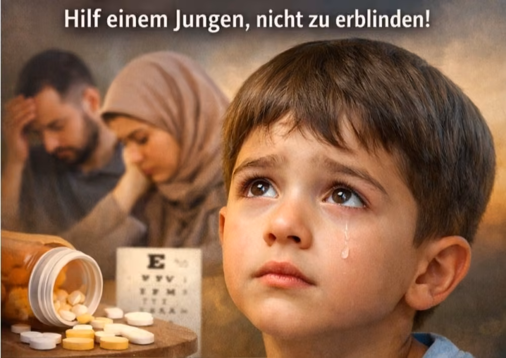 Hilfe für ein Kind – Bewahre sein Sehen“