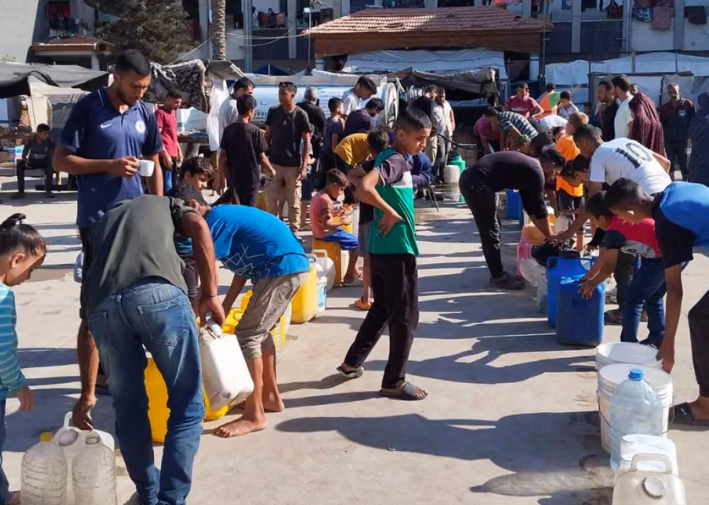 Trinkwasser- und Nahrungsversorgung für Gaza
