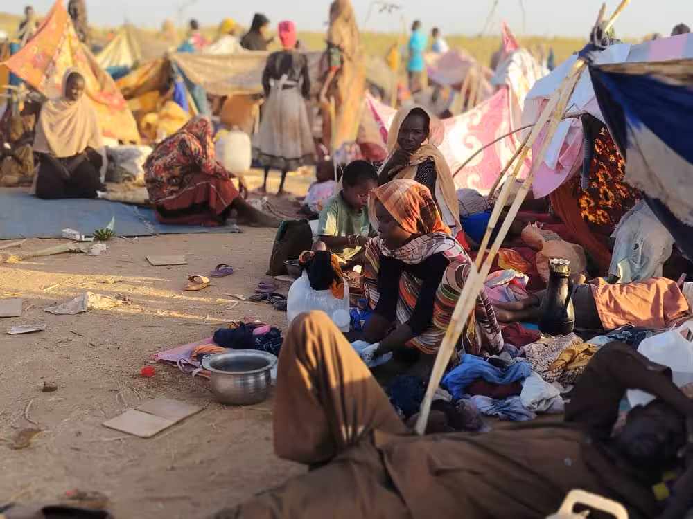 Essensverteilung für den Sudan
