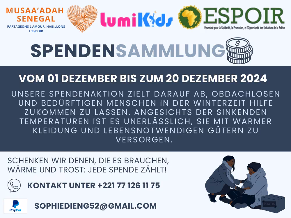 Wärme und Hoffnung für Senegal