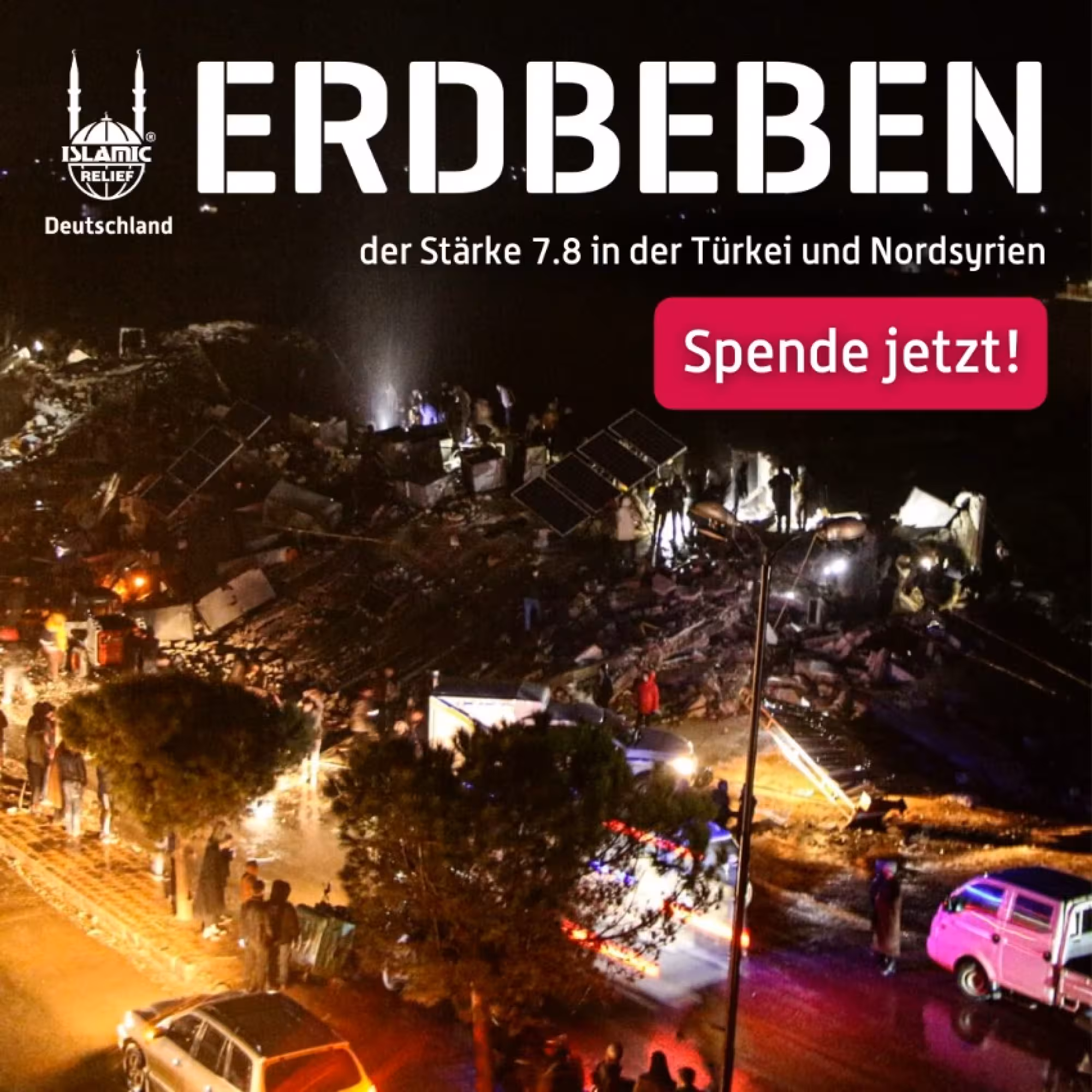 Nothilfe: Erdbeben Türkei und Syrien