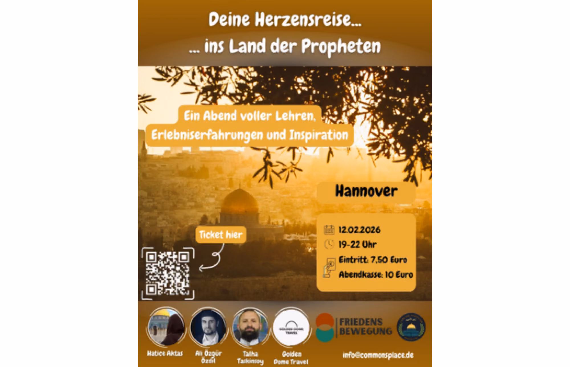 Deine Herzensreise ins Land der Propheten